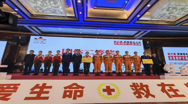 蚌埠队在全省红十字应急救护大赛中荣获团体二等奖