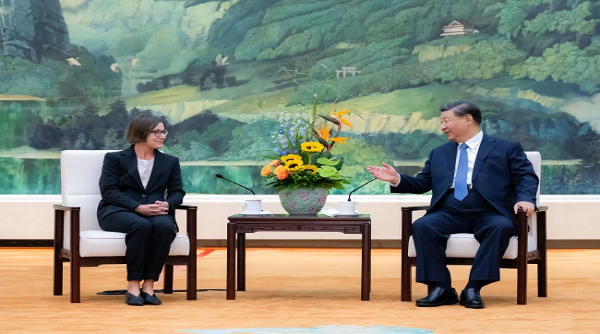习近平会见红十字会国际委员会主席斯波利亚里茨